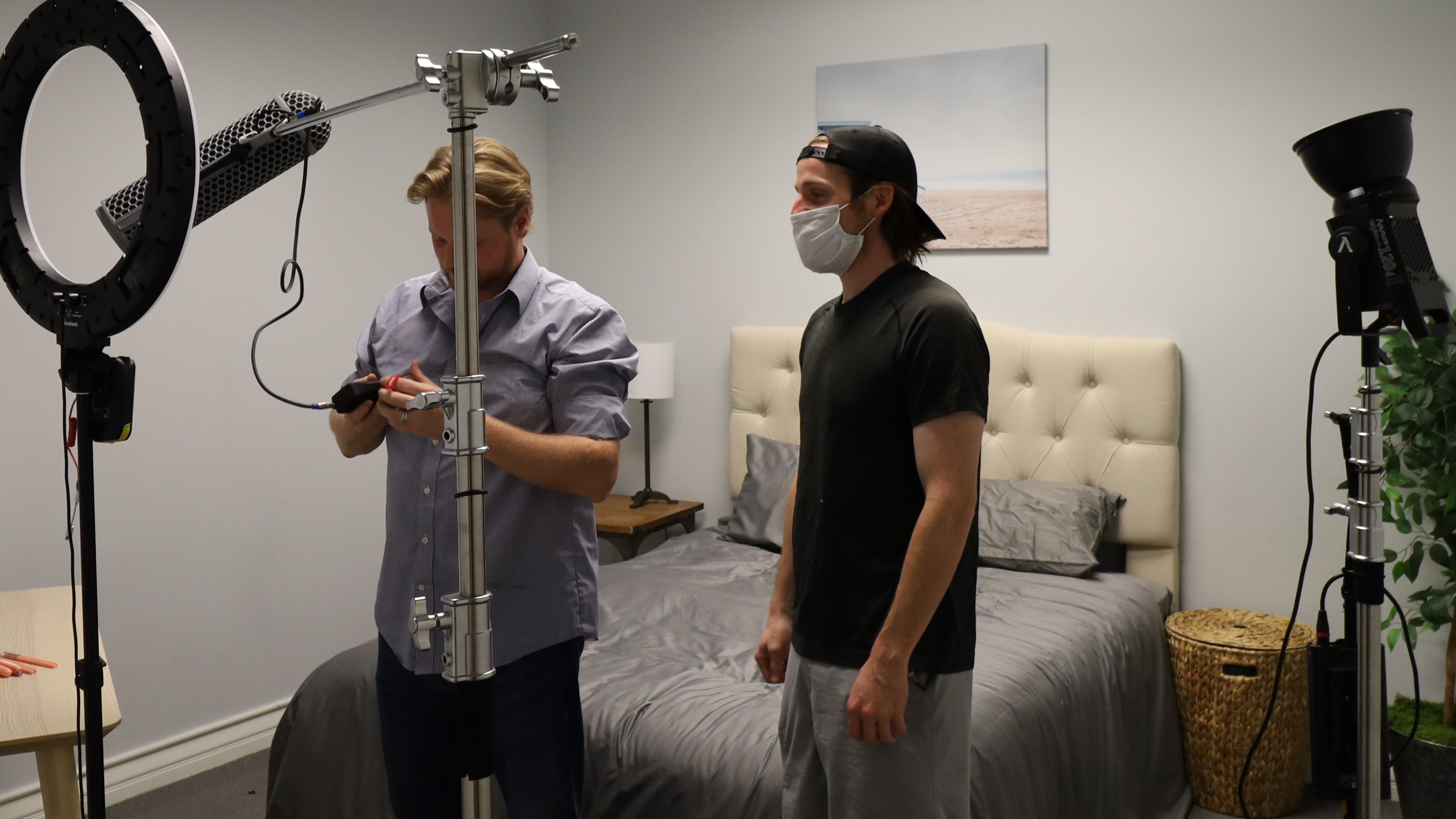 Content Ideas To Advertise On TikTok - BTS Settin Up Chad & Devin